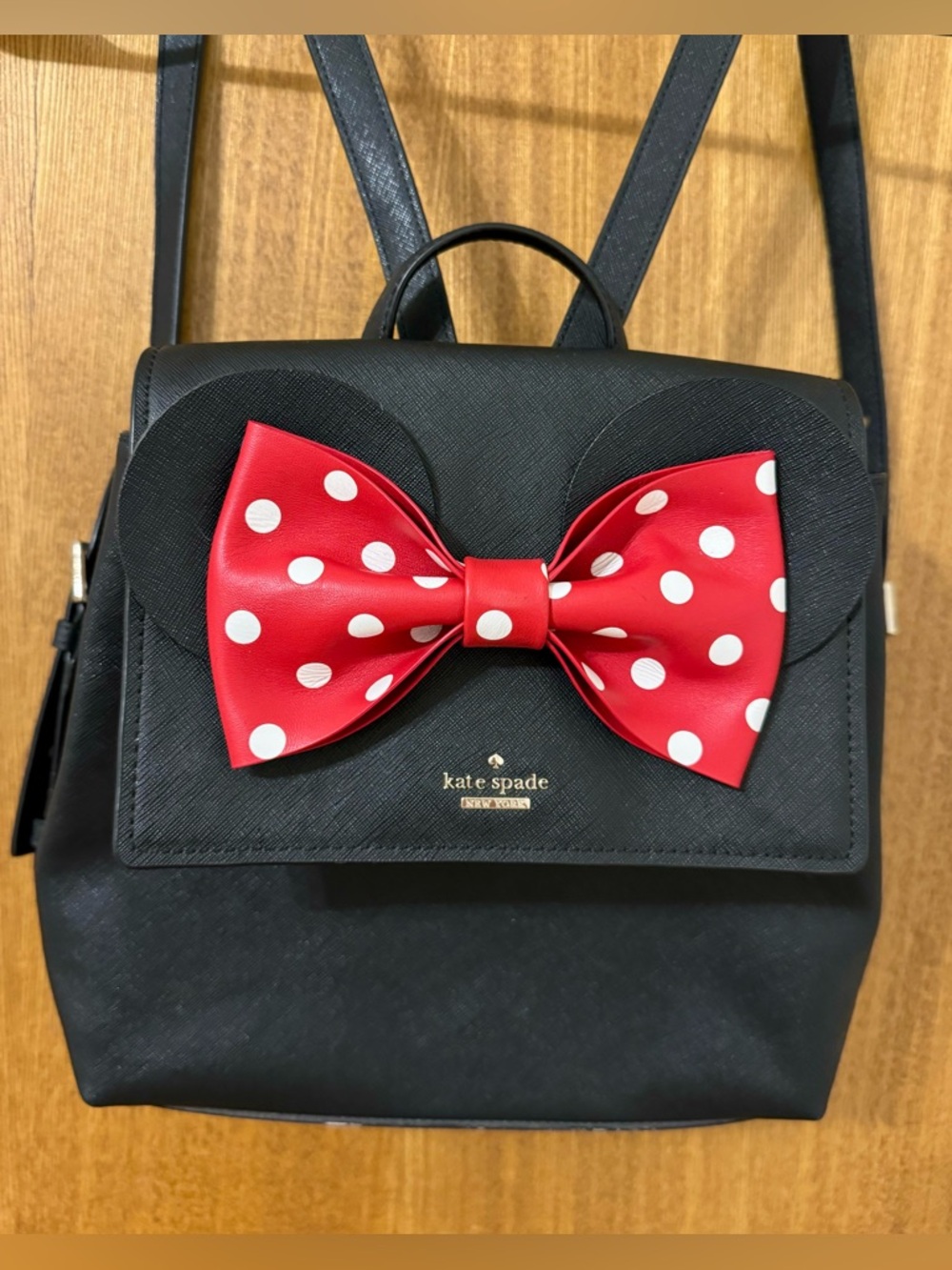 Kate Spade Black Minnie Mouse Backpack